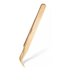 Pinza Curva Dorada