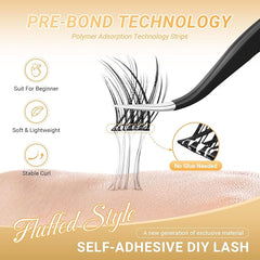 Pestañas Nagaraku DIY Fluffed Style