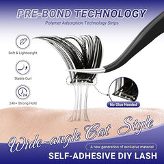 Pestañas Nagaraku DIY Wide-Angle Cat Style