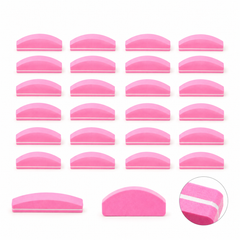 LIMA / PULIDOR DE UÑAS TIPO MEDIA LUNA ROSAS (20 PZS)