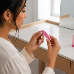 LIMA / PULIDOR DE UÑAS TIPO MEDIA LUNA ROSAS (20 PZS)
