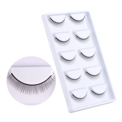 MAYOREO PESTAÑAS DE PRÁCTICA C/ 5 PZS