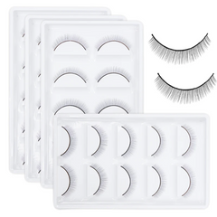 MAYOREO PESTAÑAS DE PRÁCTICA C/ 5 PZS