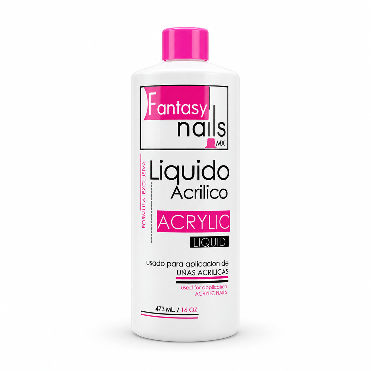 LÍQUIDO ACRÍLICO FANTASY NAILS – 4 OZ / 8 OZ / 16 OZ