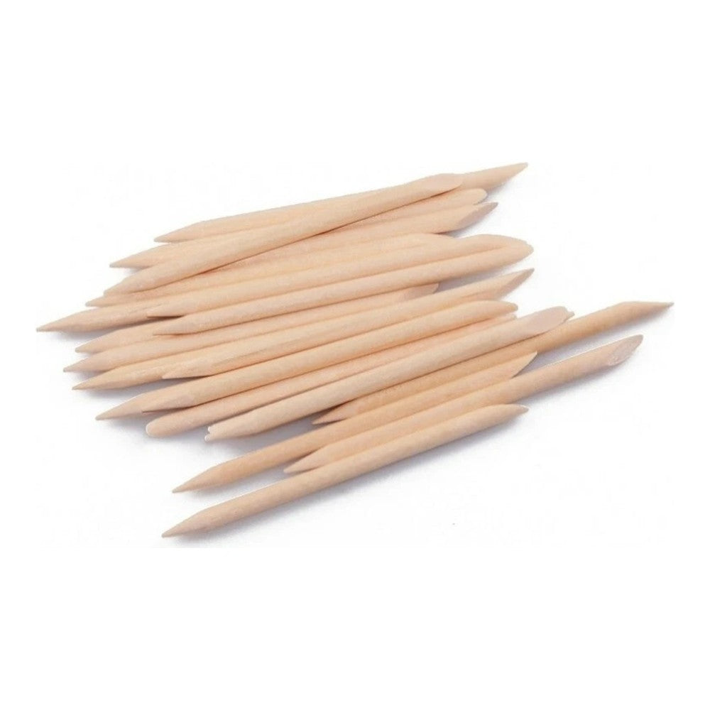 PALITOS DE MADERA PARA CUTÍCULA – 100 PIEZA