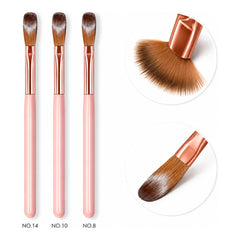 PINCEL PROFESIONAL PARA ACRÍLICO ROSÉ | #8, #10 Y #14