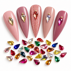 CRISTALES GOTA MULTICOLOR FANTASY NAILS