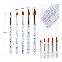 SET DE PINCELES CRYSTAL FLAKES – 5 PZAS