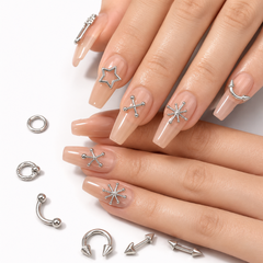 CHARMS METÁLICOS PREMIUM PARA NAIL ART – SET DE 12 DISEÑOS