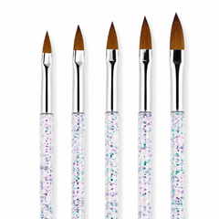 SET DE PINCELES CRYSTAL FLAKES – 5 PZAS