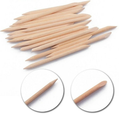 PALITOS DE MADERA PARA CUTÍCULA – 100 PIEZA