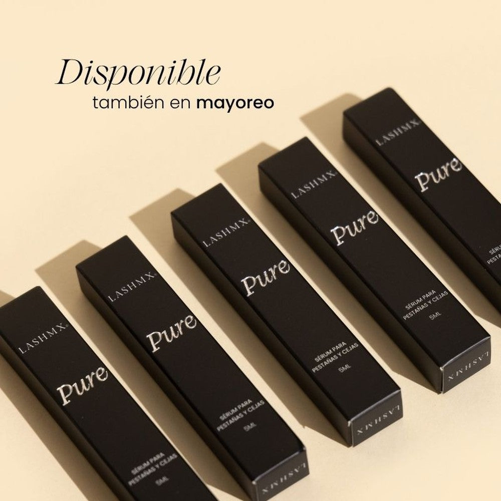 LashMx Pure Serum Black Para Pestañas Y Cejas