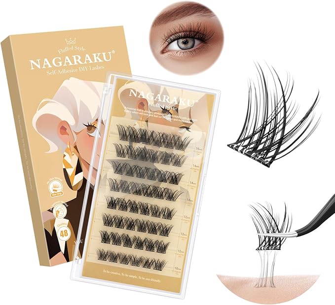 Pestañas Nagaraku DIY Fluffed Style