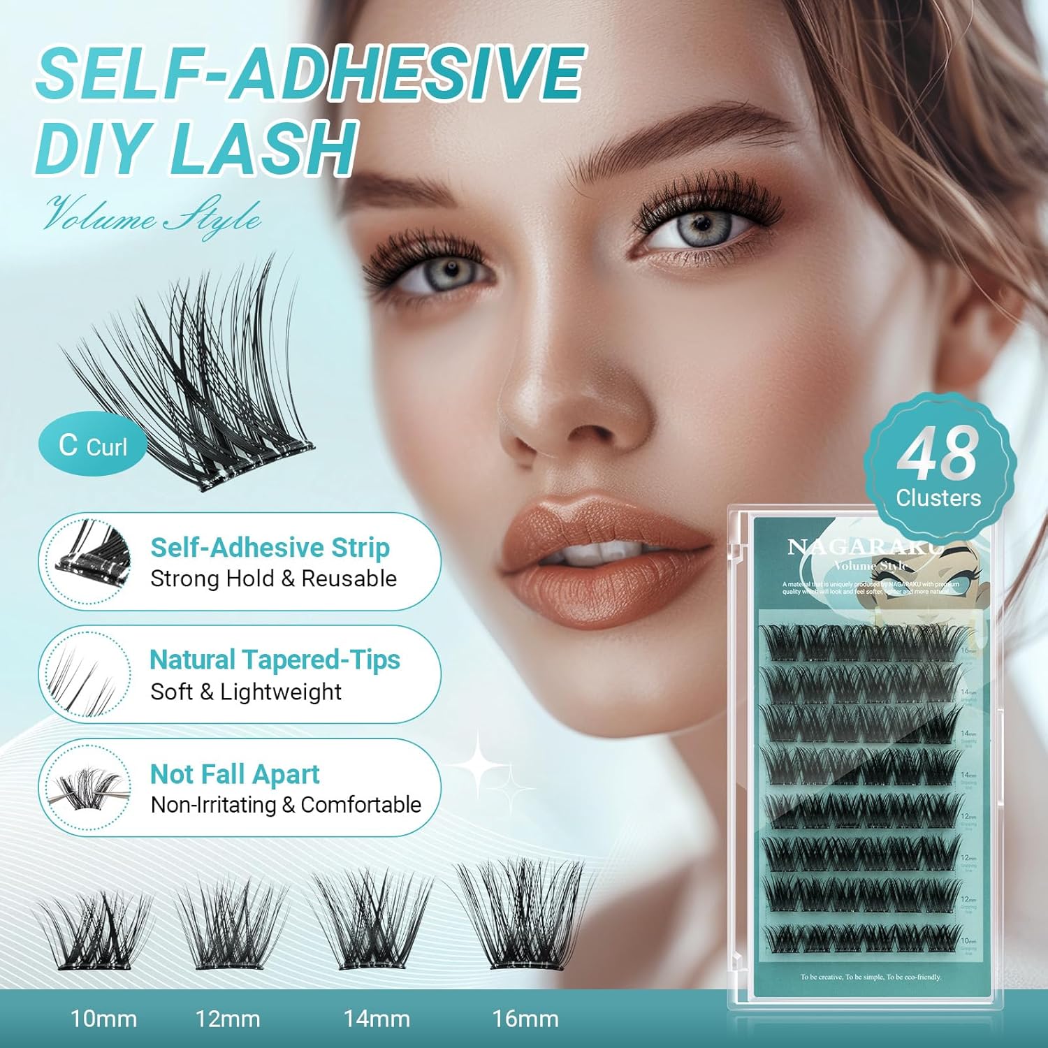 Pestañas nagaraku DIY Volume Style