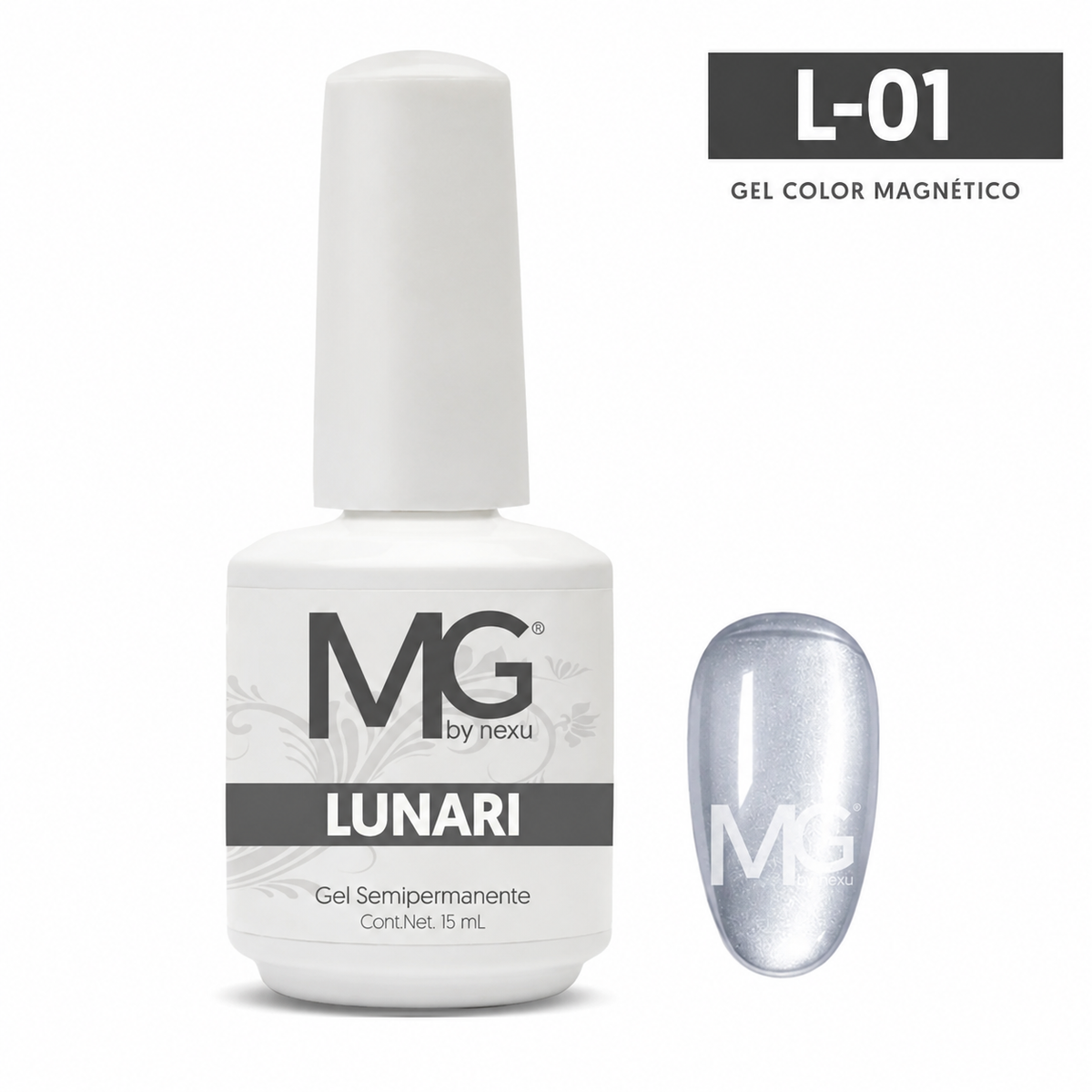 GEL SEMIPERMANENTE MAGNÉTICO LUNARI 15 ML