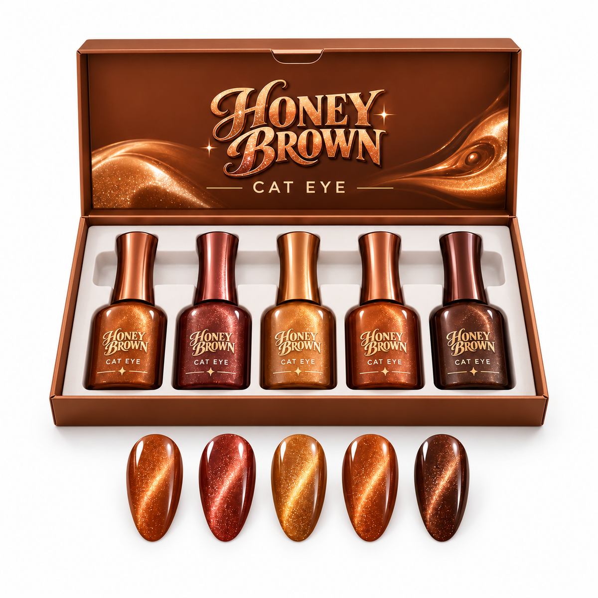 KIT HONEY BROWN CAT EYE – FANTASY NAILS