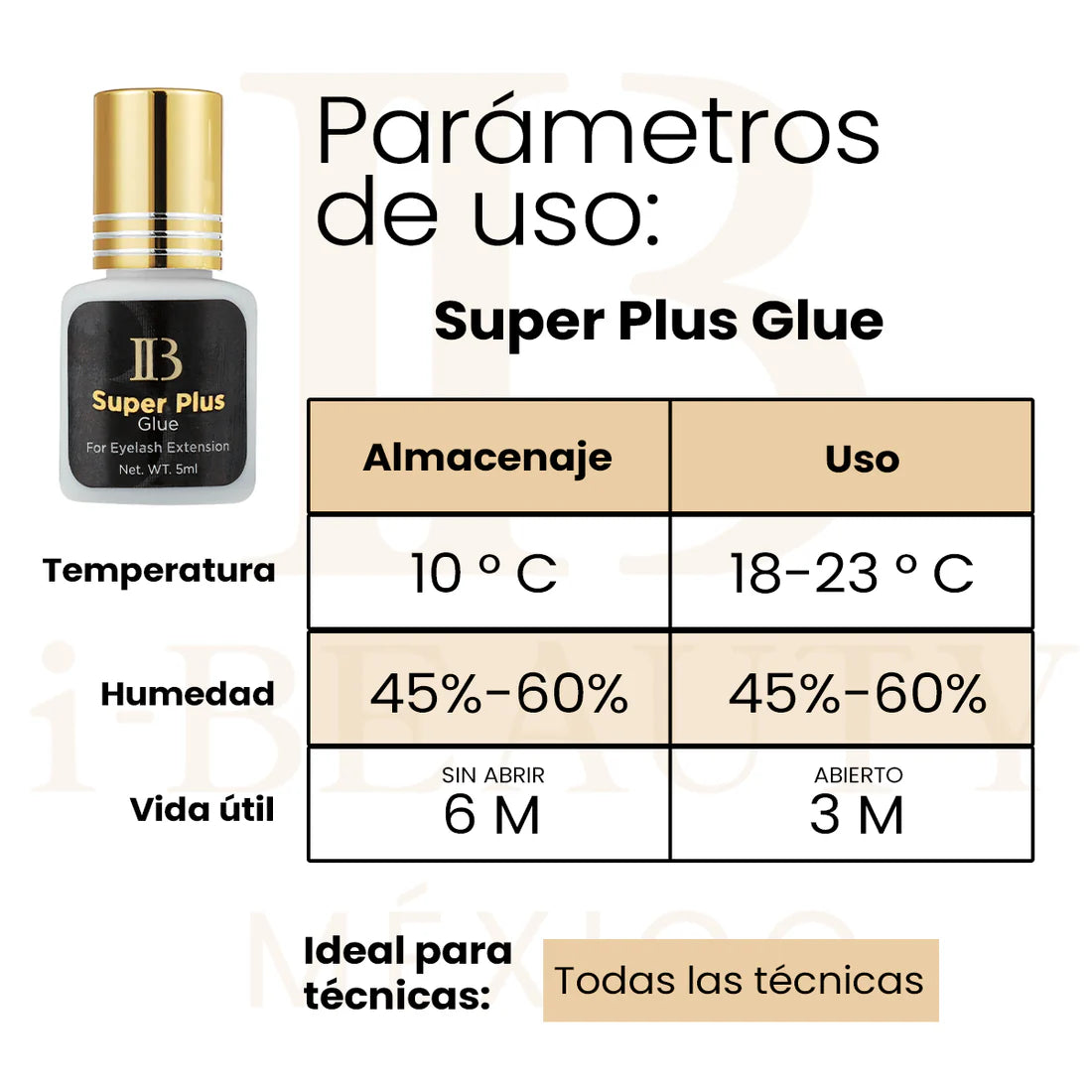 Adhesivo IB Tapa Dorada Super Plus