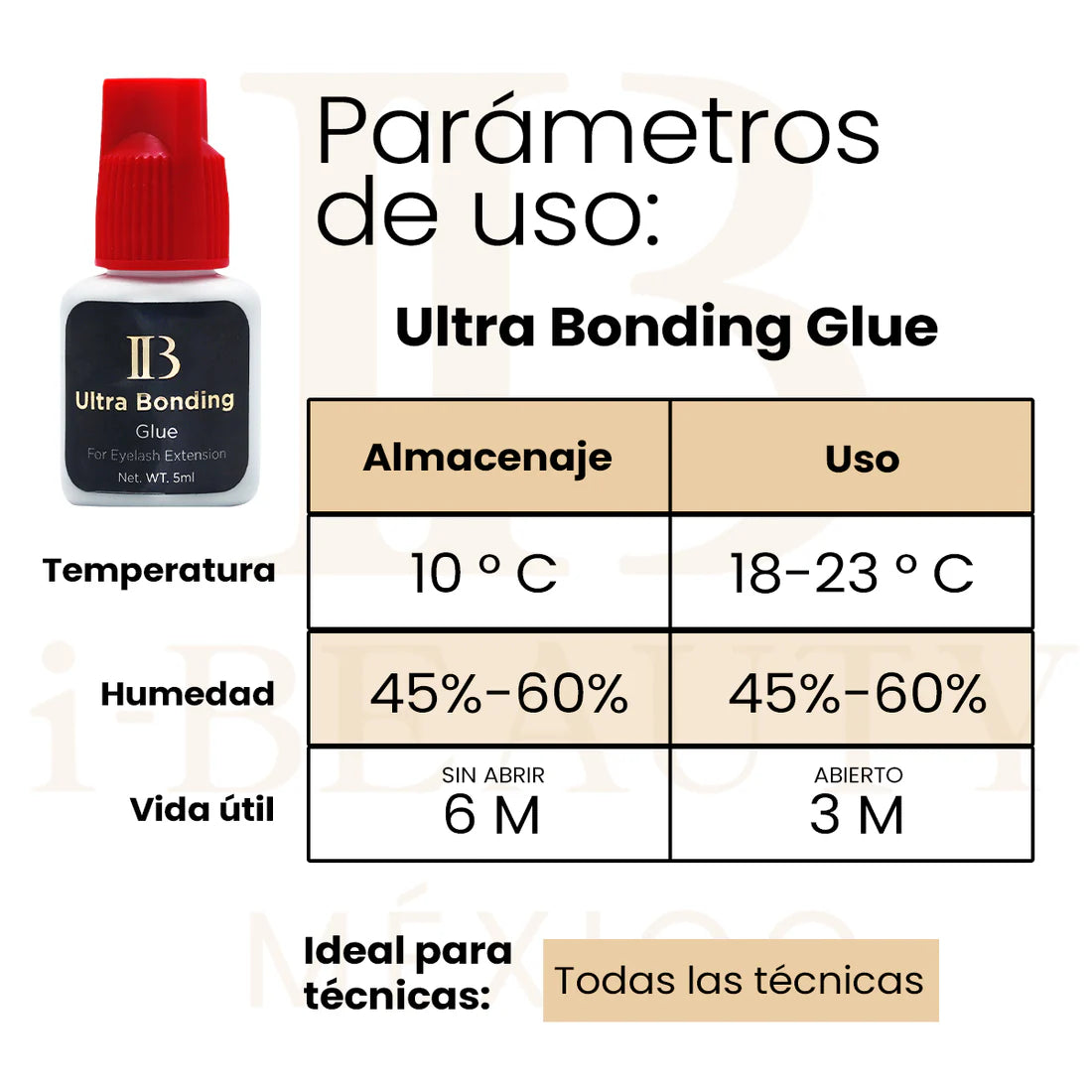 Adhesivo IB tapa roja Ultra Bonding