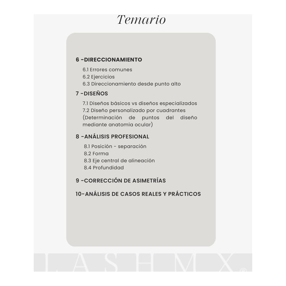 Temario módulos 6 a 10